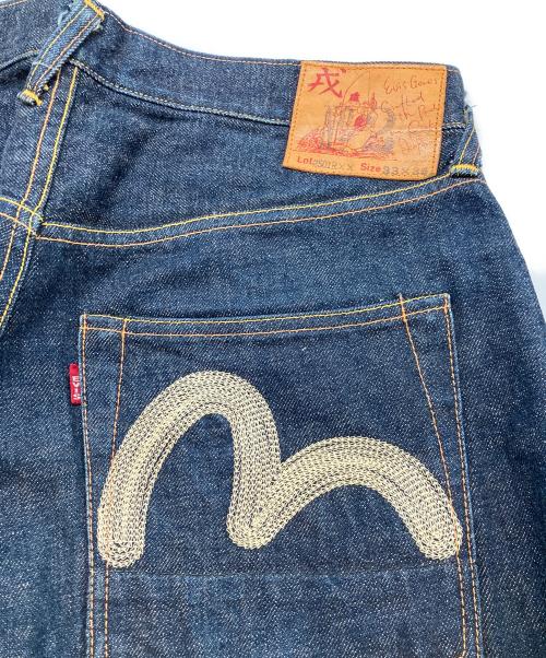 EVISU（エヴィス）EVISU (エヴィス) 旧タグ 2501RXX  No.2  カモメ刺繍デニムパンツ インディゴ サイズ:sizeW33×L35の古着・服飾アイテム
