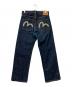 EVISU (エヴィス) 旧タグ 2501RXX  No.2  カモメ刺繍デニムパンツ インディゴ サイズ:sizeW33×L35：19000円