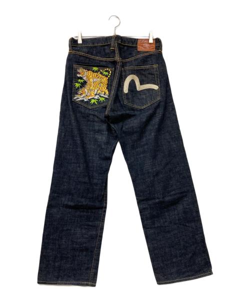 EVISU（エヴィス）EVISU (エヴィス) 2001年生産限定品 虎夫婦 デニムパンツ インディゴ サイズ:SIZE W33×L35の古着・服飾アイテム