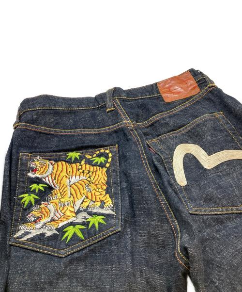 EVISU（エヴィス）EVISU (エヴィス) 2001年生産限定品 虎夫婦 デニムパンツ インディゴ サイズ:SIZE W33×L35の古着・服飾アイテム