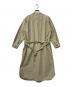 MHL (エムエイチエル) DENSE COTTON シャツワンピース ベージュ サイズ:size1：7000円
