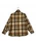 Brewster (ブリュスター) チェックシャツ ベージュ×ブラウン サイズ:-：5000円