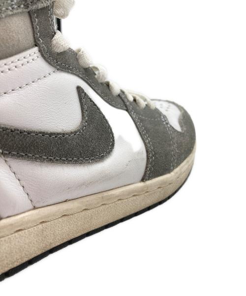 NIKE（ナイキ）NIKE (ナイキ) AIR JORDAN 1 RETRO HIGH OG（エア ジョーダン ワン レトロ ハイ オージー） グレー サイズ:SIZE 26cmの古着・服飾アイテム