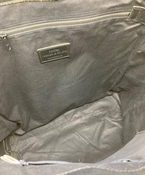 PORTER（ポーター）PORTER (ポーター) レザートートバッグ ブラックの古着・服飾アイテム