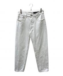 ARMANI EXCHANGE（アルマーニ エクスチェンジ）の古着「Loose fit jeans in Cotton Bull Denim」｜ホワイト
