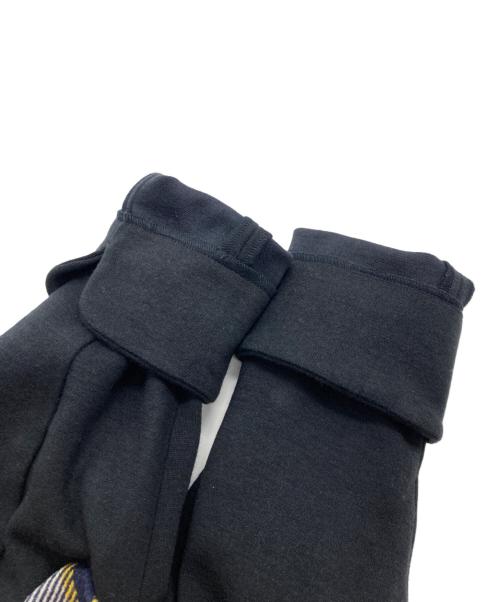 BLUE LABEL CRESTBRIDGE（ブルーレーベルクレストブリッジ）BLUE LABEL CRESTBRIDGE (ブルーレーベルクレストブリッジ) ウールブレンド切替チェックワンピース イエロー×ブラック サイズ:ｓｉｚｅＭの古着・服飾アイテム