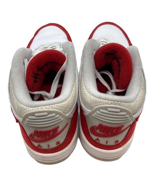 NIKE（ナイキ）NIKE (ナイキ) Air Jordan 3 Retro/エアジョーダンスリーレトロ レッド×ホワイト サイズ:25.5の古着・服飾アイテム