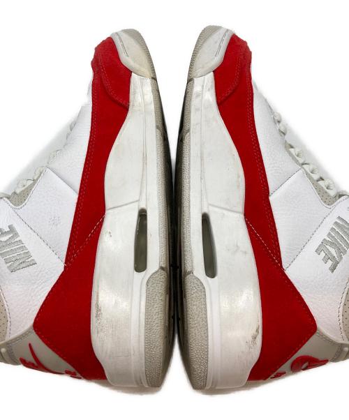 NIKE（ナイキ）NIKE (ナイキ) Air Jordan 3 Retro/エアジョーダンスリーレトロ レッド×ホワイト サイズ:25.5の古着・服飾アイテム