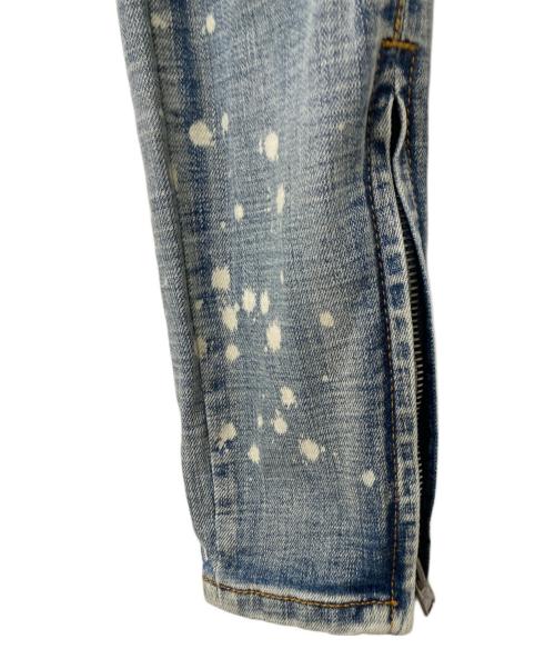mnml（ミニマル）MNML (ミニマル) ダメージ加工デニムパンツ インディゴ サイズ:28 未使用品の古着・服飾アイテム