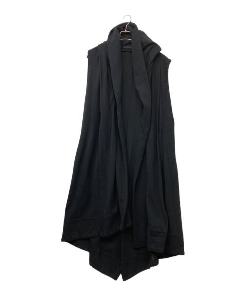 JULIUS（ユリウス）JULIUS (ユリウス) 16SS ロングジレ ブラック サイズ:2の古着・服飾アイテム
