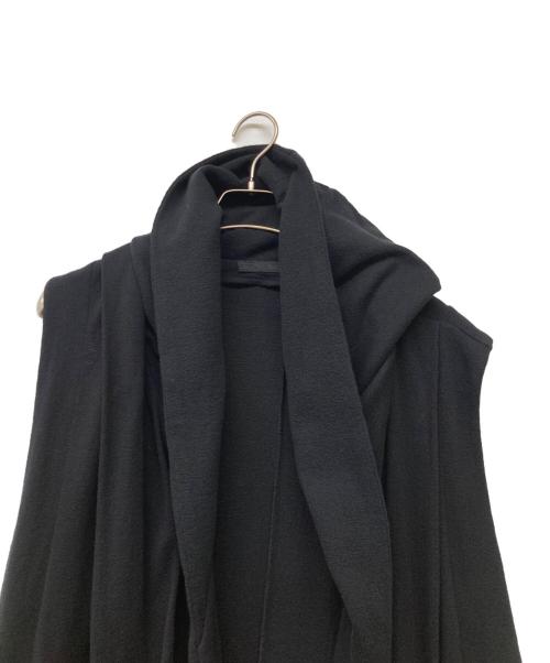 JULIUS（ユリウス）JULIUS (ユリウス) 16SS ロングジレ ブラック サイズ:2の古着・服飾アイテム