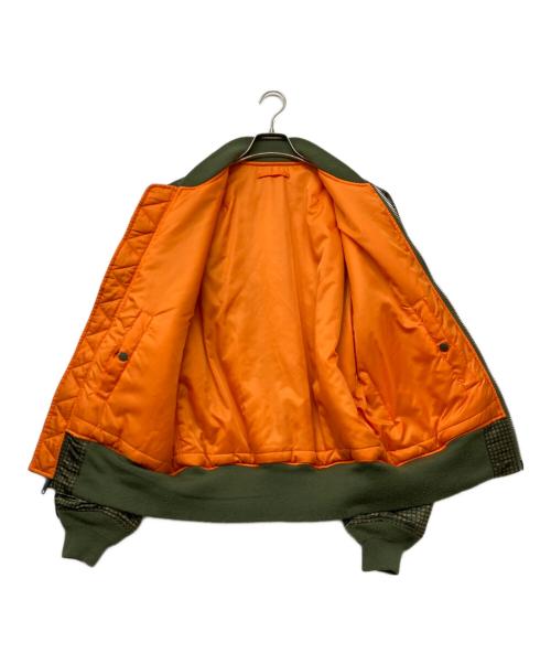 ALPHA（アルファ）ALPHA (アルファ) ナイトビジョンカモMA-1ジャケット カーキ サイズ:sizeLの古着・服飾アイテム