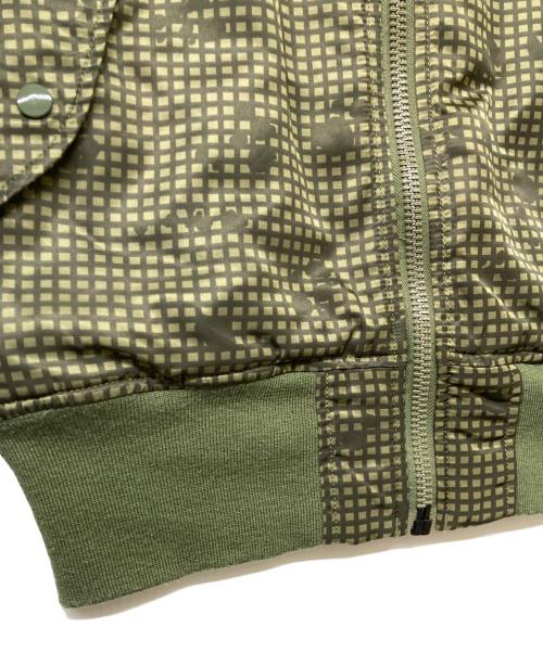 ALPHA（アルファ）ALPHA (アルファ) ナイトビジョンカモMA-1ジャケット カーキ サイズ:sizeLの古着・服飾アイテム