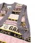 中古・古着 GANNI (ガニー) ロゴニットベスト グレー×ピンク サイズ:sizeS：8000円