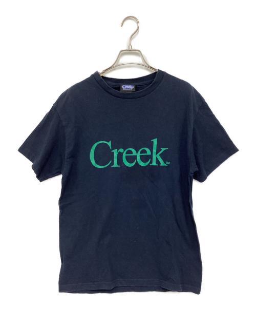 Creek（クリーク）Creek (クリーク) 半袖Tシャツ ネイビー サイズ:Mの古着・服飾アイテム