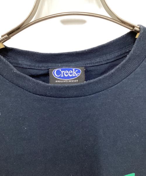 Creek（クリーク）Creek (クリーク) 半袖Tシャツ ネイビー サイズ:Mの古着・服飾アイテム