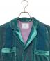 TUITACI (ツイタチ) 24AW CHAMBRAY VELVET SLEEPING SHIRTS(24AW シャンブレー ベルベット スリーピング シャツ) ダークグリーン サイズ:SIZE1：9000円