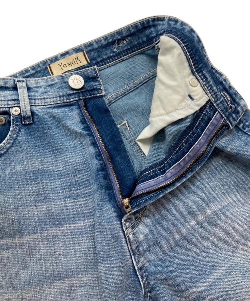 YANUK（ヤヌーク）YANUK (ヤヌーク) LEA Really Light ボーイズストレートデニム スカイブルー サイズ:21の古着・服飾アイテム