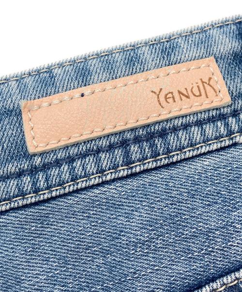 YANUK（ヤヌーク）YANUK (ヤヌーク) LEA Really Light ボーイズストレートデニム スカイブルー サイズ:21の古着・服飾アイテム
