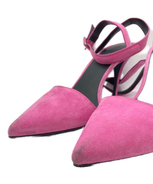 ALEXANDER WANG（アレキサンダー・ワン）ALEXANDER WANG (アレキサンダー・ワン) LOVISA スウェードヒールパンプス ピンク サイズ:SIZE 37 1/2の古着・服飾アイテム