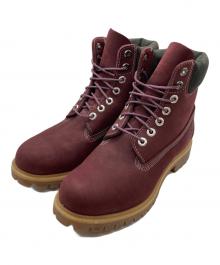 Timberland（ティンバーランド）の古着「レースアップブーツ」｜ワインレッド