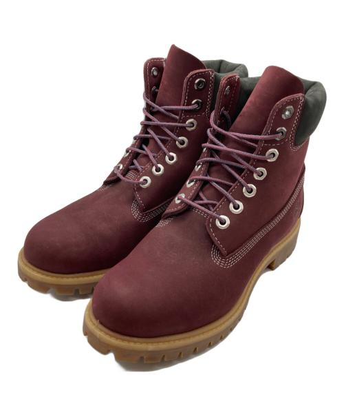 Timberland（ティンバーランド）Timberland (ティンバーランド) レースアップブーツ ワインレッド サイズ:7.5Wの古着・服飾アイテム