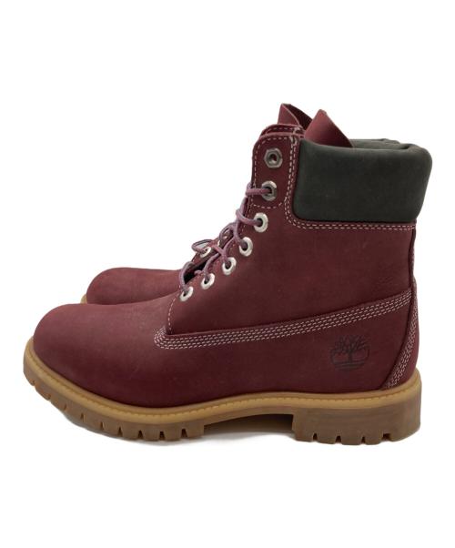 Timberland（ティンバーランド）Timberland (ティンバーランド) レースアップブーツ ワインレッド サイズ:7.5Wの古着・服飾アイテム