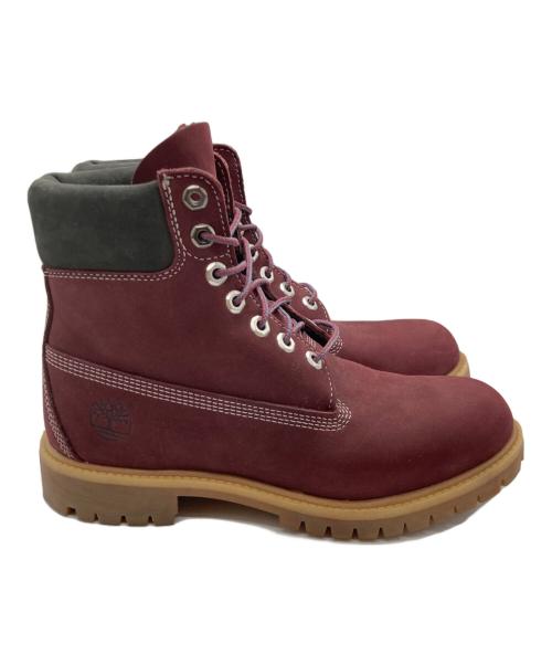 Timberland（ティンバーランド）Timberland (ティンバーランド) レースアップブーツ ワインレッド サイズ:7.5Wの古着・服飾アイテム