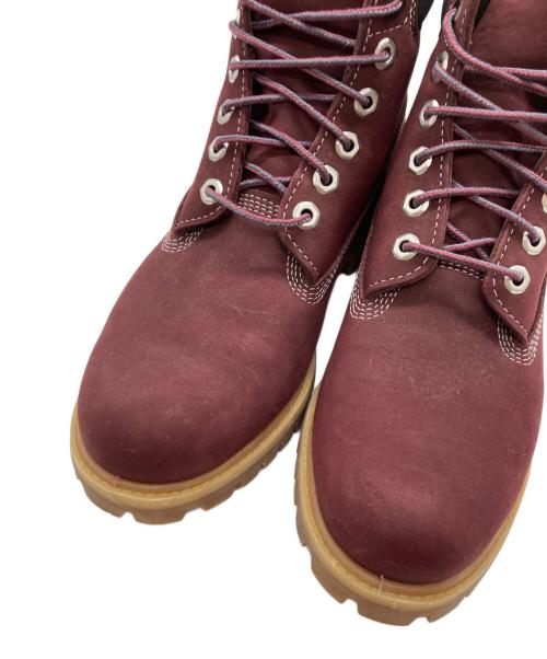 Timberland（ティンバーランド）Timberland (ティンバーランド) レースアップブーツ ワインレッド サイズ:7.5Wの古着・服飾アイテム