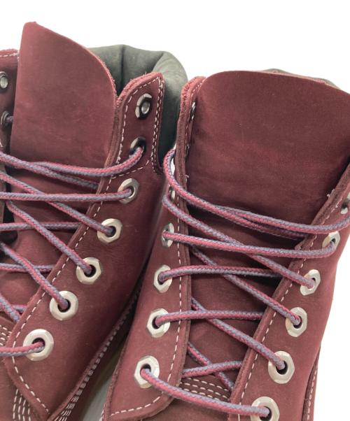 Timberland（ティンバーランド）Timberland (ティンバーランド) レースアップブーツ ワインレッド サイズ:7.5Wの古着・服飾アイテム