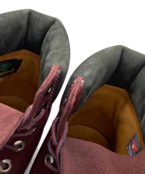 Timberland（ティンバーランド）Timberland (ティンバーランド) レースアップブーツ ワインレッド サイズ:7.5Wの古着・服飾アイテム