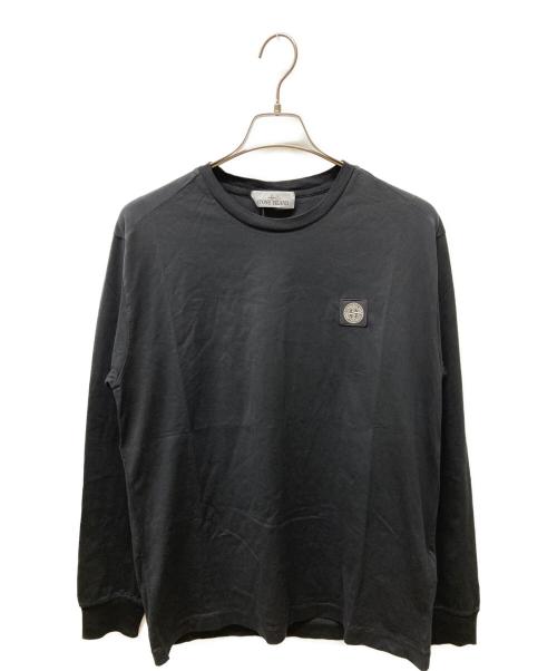 STONE ISLAND（ストーンアイランド）STONE ISLAND (ストーンアイランド) 22SS LONG SLEEVE PATCH TEE ブラック サイズ:SIZEL 未使用品の古着・服飾アイテム