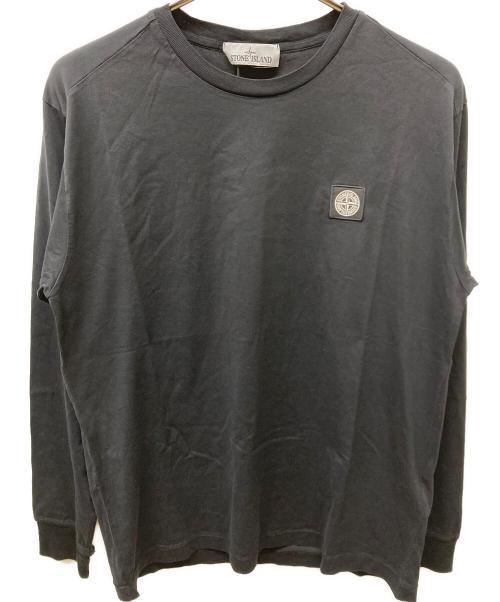 STONE ISLAND（ストーンアイランド）STONE ISLAND (ストーンアイランド) 22SS LONG SLEEVE PATCH TEE ブラック サイズ:SIZEL 未使用品の古着・服飾アイテム