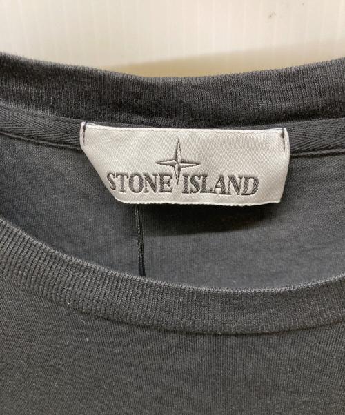 STONE ISLAND（ストーンアイランド）STONE ISLAND (ストーンアイランド) 22SS LONG SLEEVE PATCH TEE ブラック サイズ:SIZEL 未使用品の古着・服飾アイテム