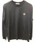 中古・古着 STONE ISLAND (ストーンアイランド) 22SS LONG SLEEVE PATCH TEE ブラック サイズ:SIZEL 未使用品：13000円