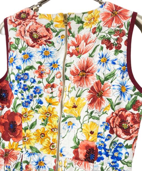 Lois CRAYON（ロイスクレヨン）Lois CRAYON (ロイスクレヨン) ノースリーブ花柄ワンピース ホワイト サイズ:sizeⅯの古着・服飾アイテム