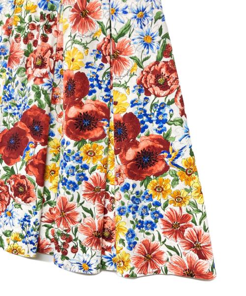 Lois CRAYON（ロイスクレヨン）Lois CRAYON (ロイスクレヨン) ノースリーブ花柄ワンピース ホワイト サイズ:sizeⅯの古着・服飾アイテム