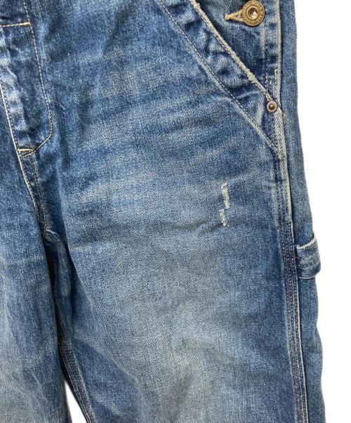 L’Appartement（アパルトモン）L’Appartement (アパルトモン) ダメージ加工 デニム オーバーオール ネイビー サイズ:SIZE S (34)の古着・服飾アイテム