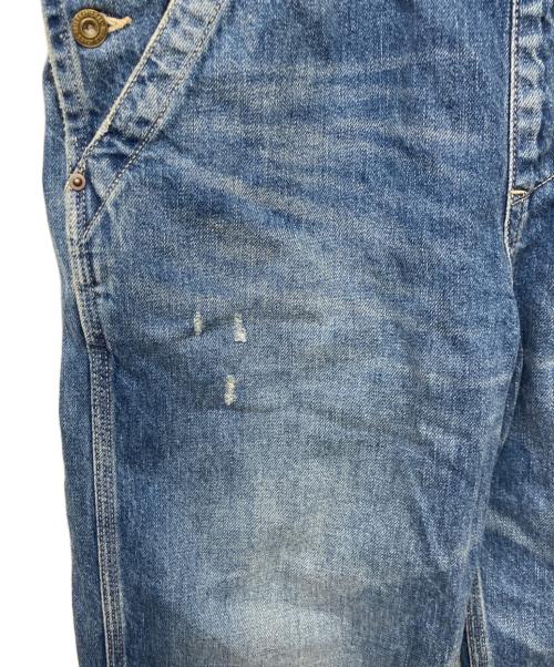L’Appartement（アパルトモン）L’Appartement (アパルトモン) ダメージ加工 デニム オーバーオール ネイビー サイズ:SIZE S (34)の古着・服飾アイテム