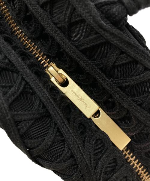 Mame Kurogouchi（マメクロゴウチ）Mame Kurogouchi (マメクロゴウチ) Cording Embroidery Demi Lune Handbag ブラック サイズ:ーの古着・服飾アイテム