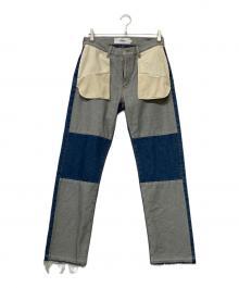 JOHN MASON SMITH（ジョンメイソンスミス）の古着「13oz INSIDE OUT DENIM 5POCKET PANTS/13オンス インサイドアウト デニム 5ポケットパンツ」｜インディゴ