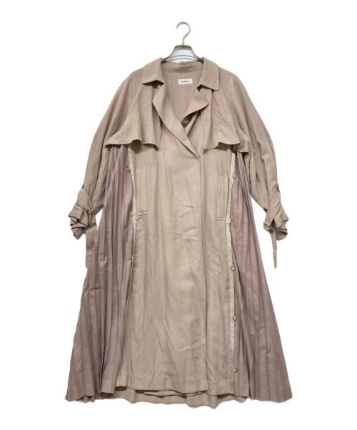 Snidel（スナイデル）Snidel (スナイデル) サイドプリーツトレンチコート ライトピンク サイズ:SIZE0の古着・服飾アイテム