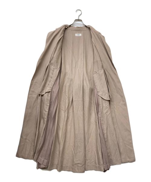 Snidel（スナイデル）Snidel (スナイデル) サイドプリーツトレンチコート ライトピンク サイズ:SIZE0の古着・服飾アイテム