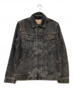 DIESELディーゼル）の古着「JP-D-RILEY Trucker Jacket」｜ブラック