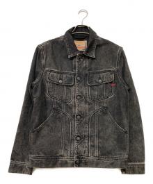 DIESEL（ディーゼル）の古着「JP-D-RILEY Trucker Jacket」｜ブラック