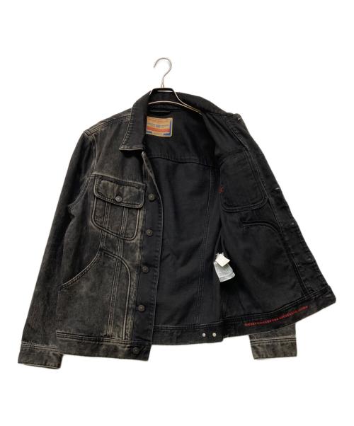 DIESEL（ディーゼル）DIESEL (ディーゼル) JP-D-RILEY Trucker Jacket ブラック サイズ:Sの古着・服飾アイテム