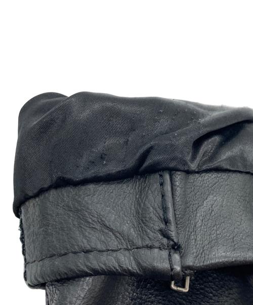 63 leathers（ロクサン レザーズ）63 leathers (ロクサン レザーズ) レザーダブルライダースジャケット ブラック サイズ:sizeⅯの古着・服飾アイテム