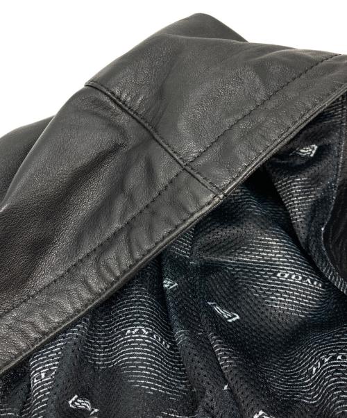 hydo（ヒョウド）hydo (ヒョウド) ライナー付きフーデッドライダースジャケット ブラック サイズ:Mの古着・服飾アイテム