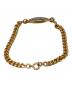 OLD GUCCI (グッチ) ヴィンテージロゴプレートブレスレット ゴールド：8000円
