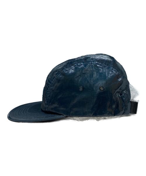 SUPREME（シュプリーム）Supreme (シュプリーム) 18SS Coated Linen Camp Cap ネイビーの古着・服飾アイテム